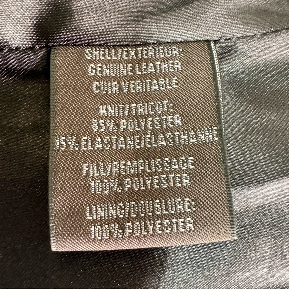 Badgley Mischka Eloise Leather Jacket Size Small Classic - Picture 14 of 16